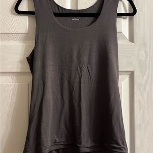 Maurice’s Double Layer Square Neck Tank Top Dark Grey Women’s Size L